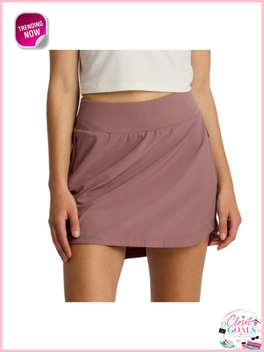 Free Fly Lined Active Breeze Skort 15" UPF 50 Pockets